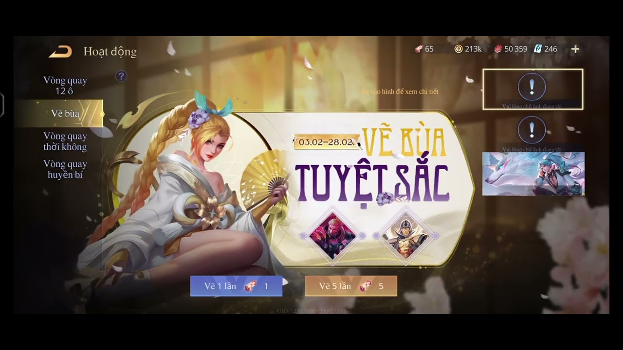 Liên Quân || Vẽ Bùa Tuyệt Sắc Với 270 Giấy Liệu Có Đủ Đổi Skin Hayate Tu Di Thánh Đế ?