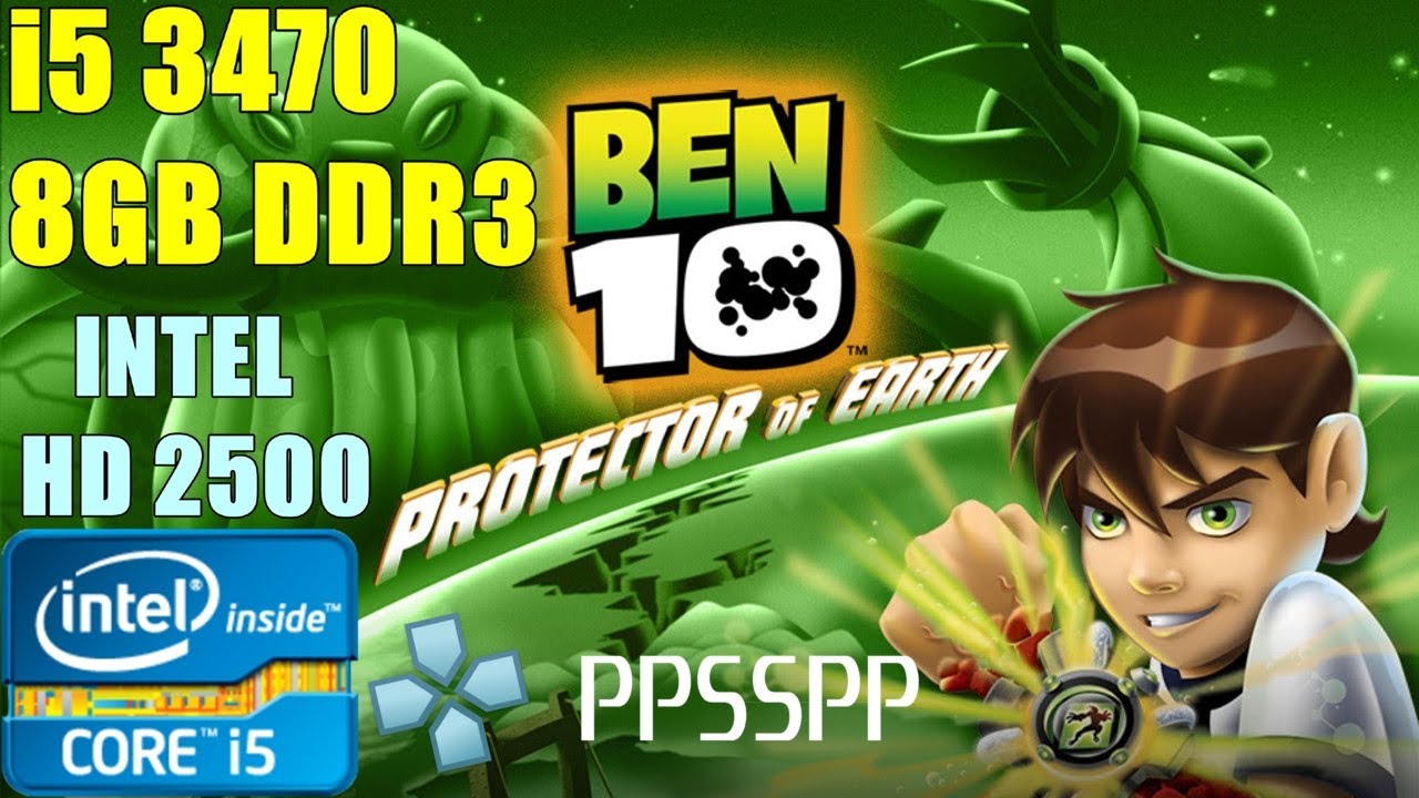 Бен 10: Защитник Земли (PPSSPP) — Core i5 3470 (Intel HD 2500) — Тест производительности