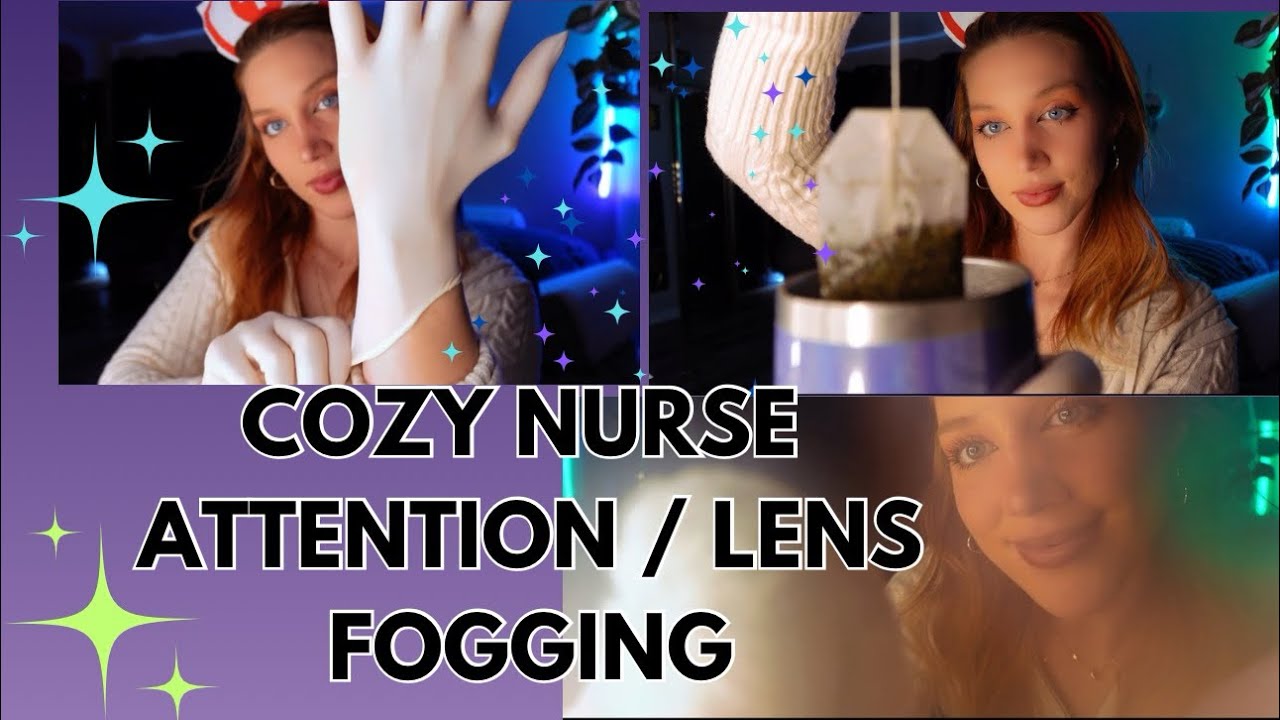 УЮТНАЯ МЕДСЕСТРА АСМР (медицинские перчатки/запотевание линз)
