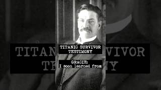 Col. Gracie Post-Collision | WITNESS TITANIC PODCAST #titanic #podcast #shorts