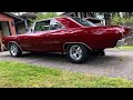 530 Hp 1968 Dodge Dart First Start! Mopar 360 Cold Start!