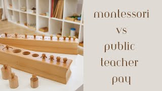 MONTESSORI VS PUBLIC TEACHER PAY SALARY TALK