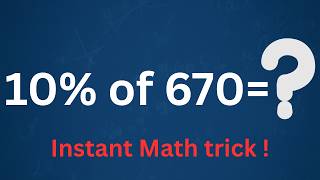 10% Of 670 Five Percent Of 670