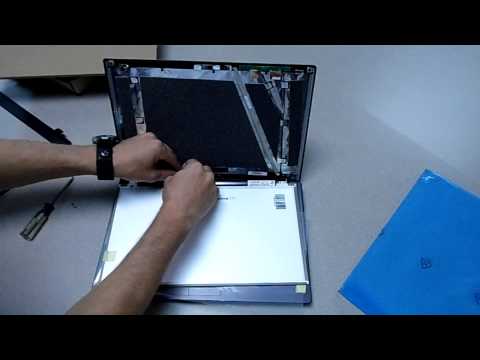 Laptop Screen Replacement / How To Replace Laptop Screen Clevo/Sager W650SR