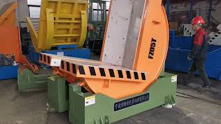 90-degree steel coil upender/Steel coil 90-degree tilter/Motorized steel coil 90° tilter