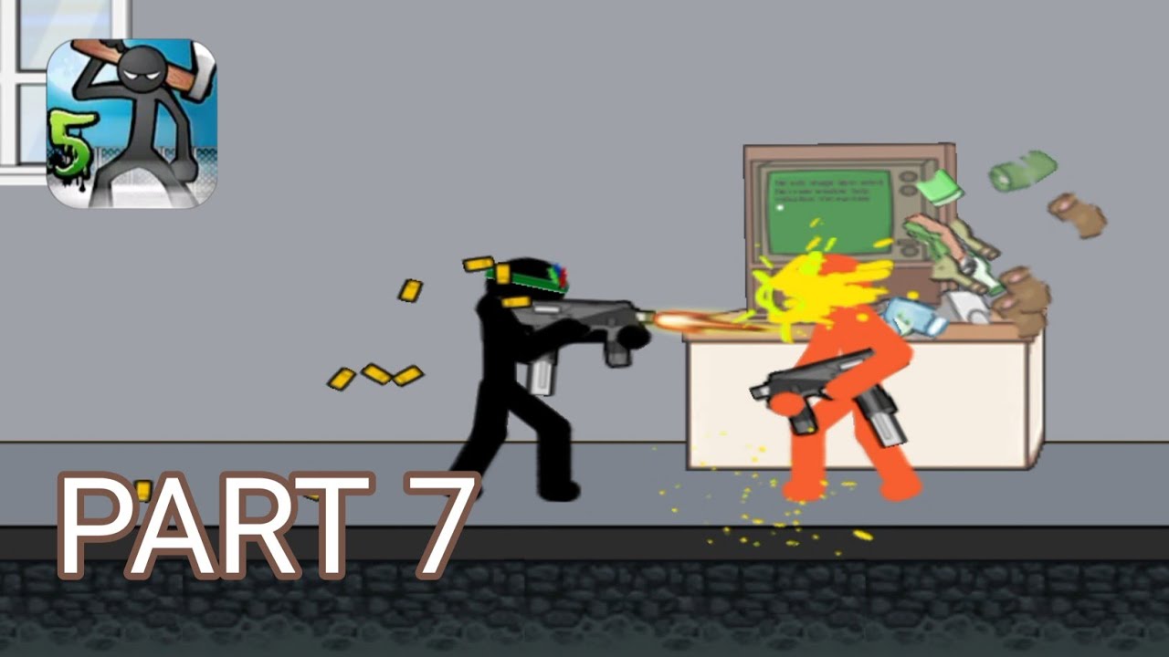 Anger Of Stick 5/Mobile Gameplay-(Level-9)Part-7/Rabbis