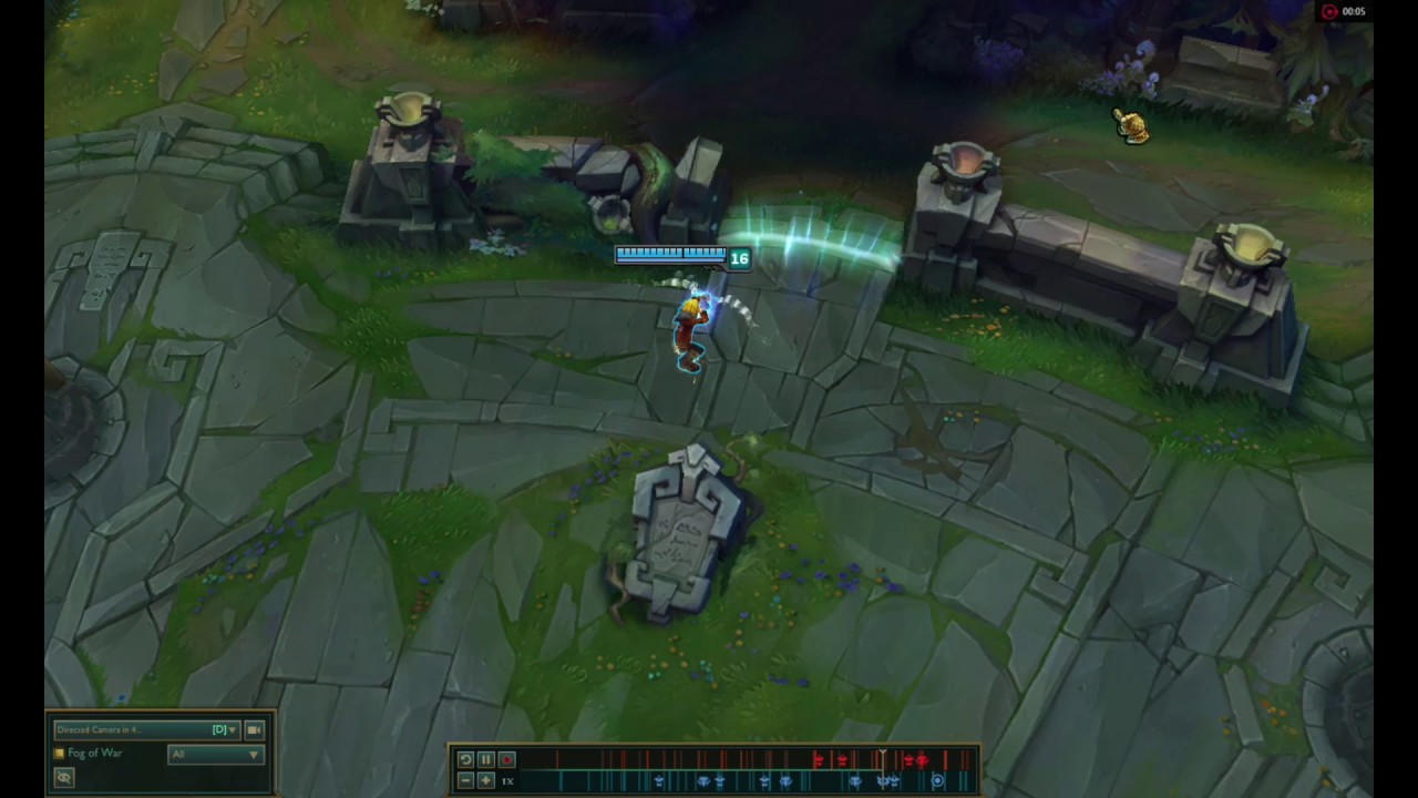 League of Legends Ezreal 2HP Baron steal!