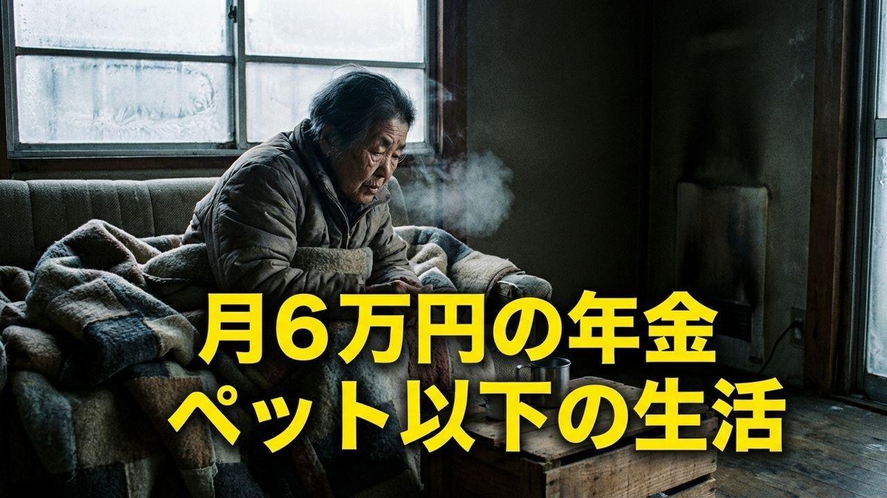 年金月6万円の衝撃…80歳女性が「ペット以下」と涙した理由