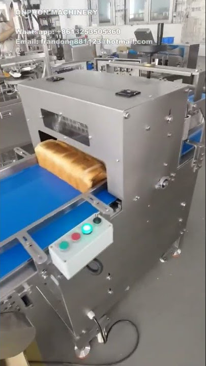 Semi auto bread slicing and packaging line - MECH-MASZ Szczeciński