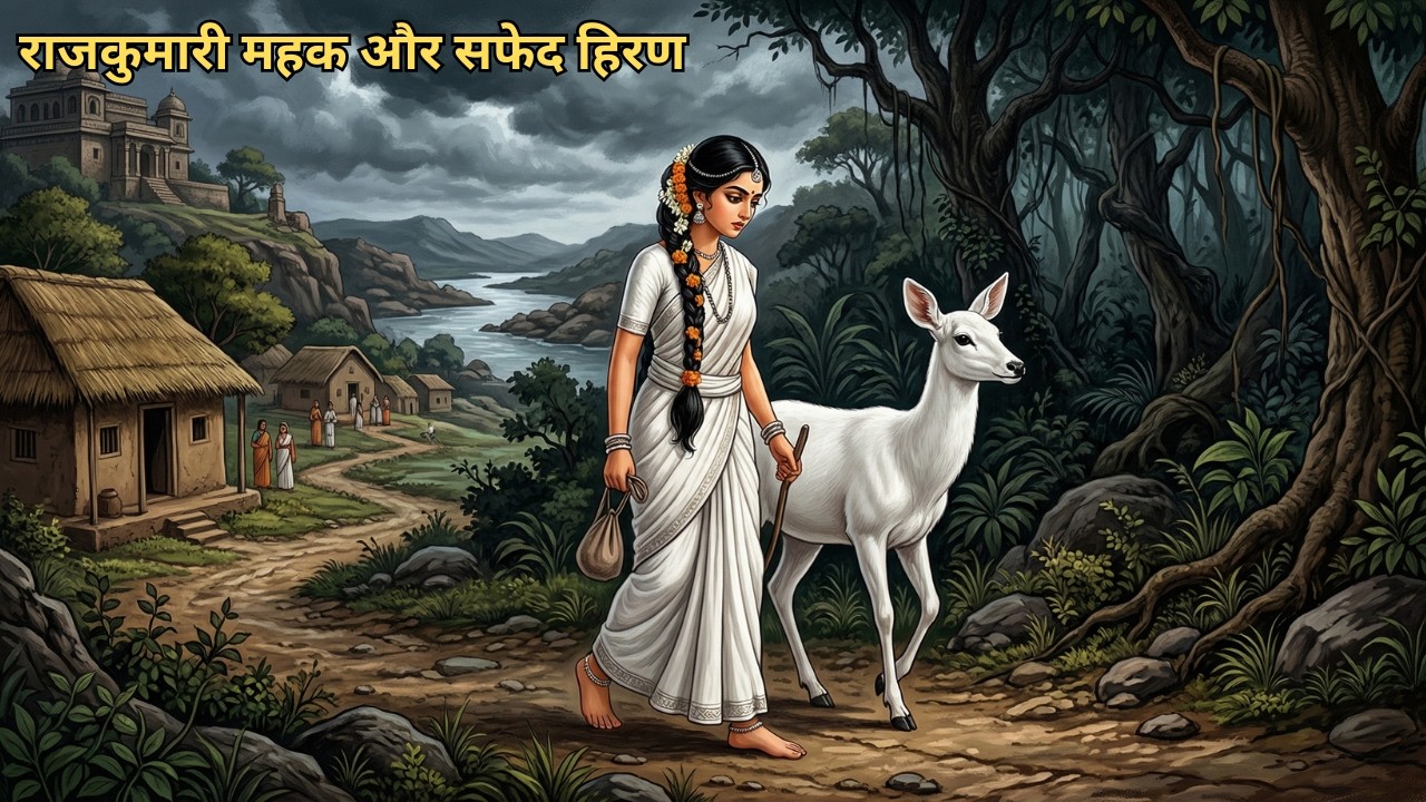 राजकुमारी महक और सफेद हिरण 🦌 | Ek Masum Jaan Ko Bachane Ki Kahani | Hindi Kahani