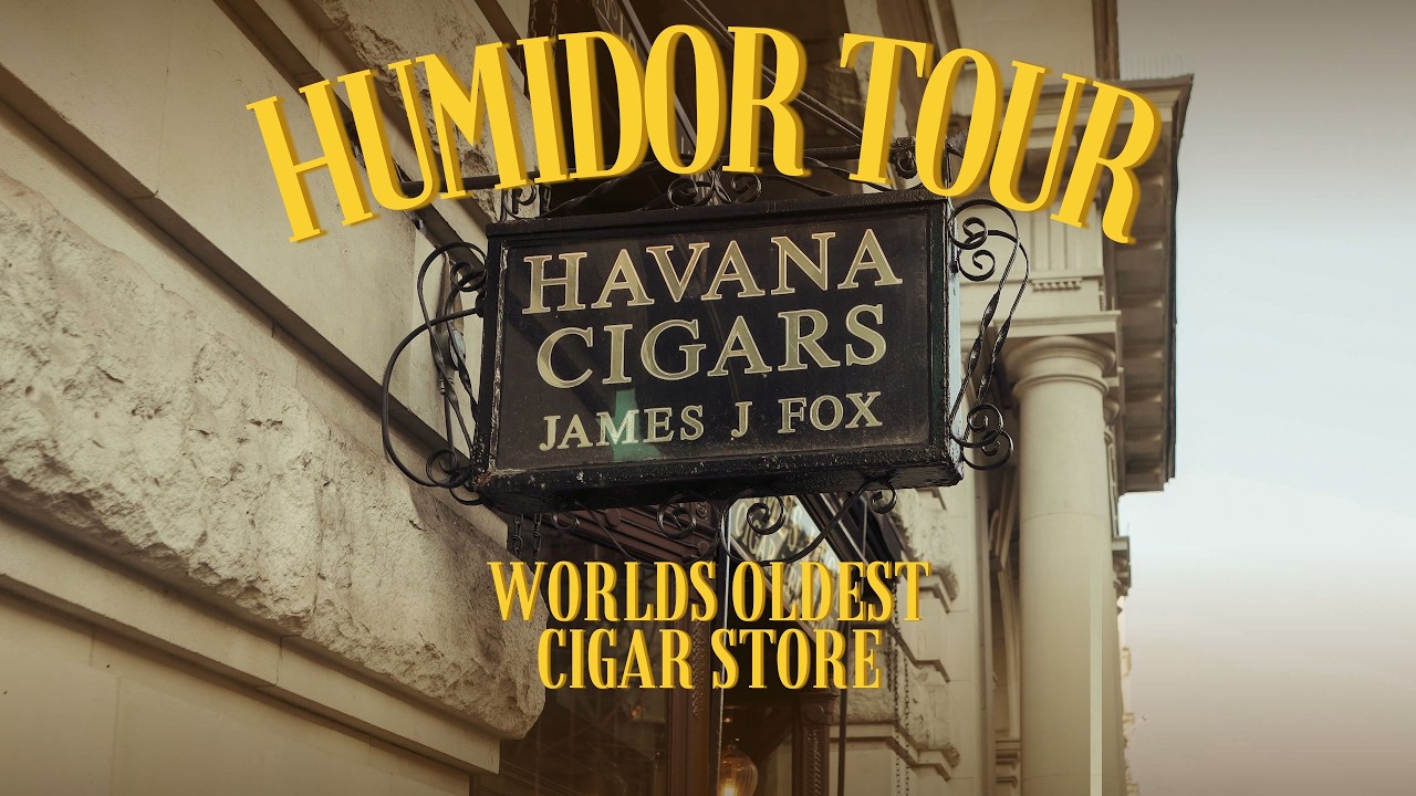 The OLDEST Cigar Store in The World: JJ Fox Humidor Tour