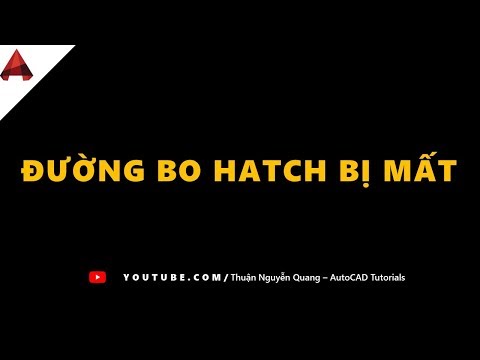 Lấy lại đường Bo Hatch sử dụng Lisp Cad // thủ thuật autocad // học autocad nâng cao