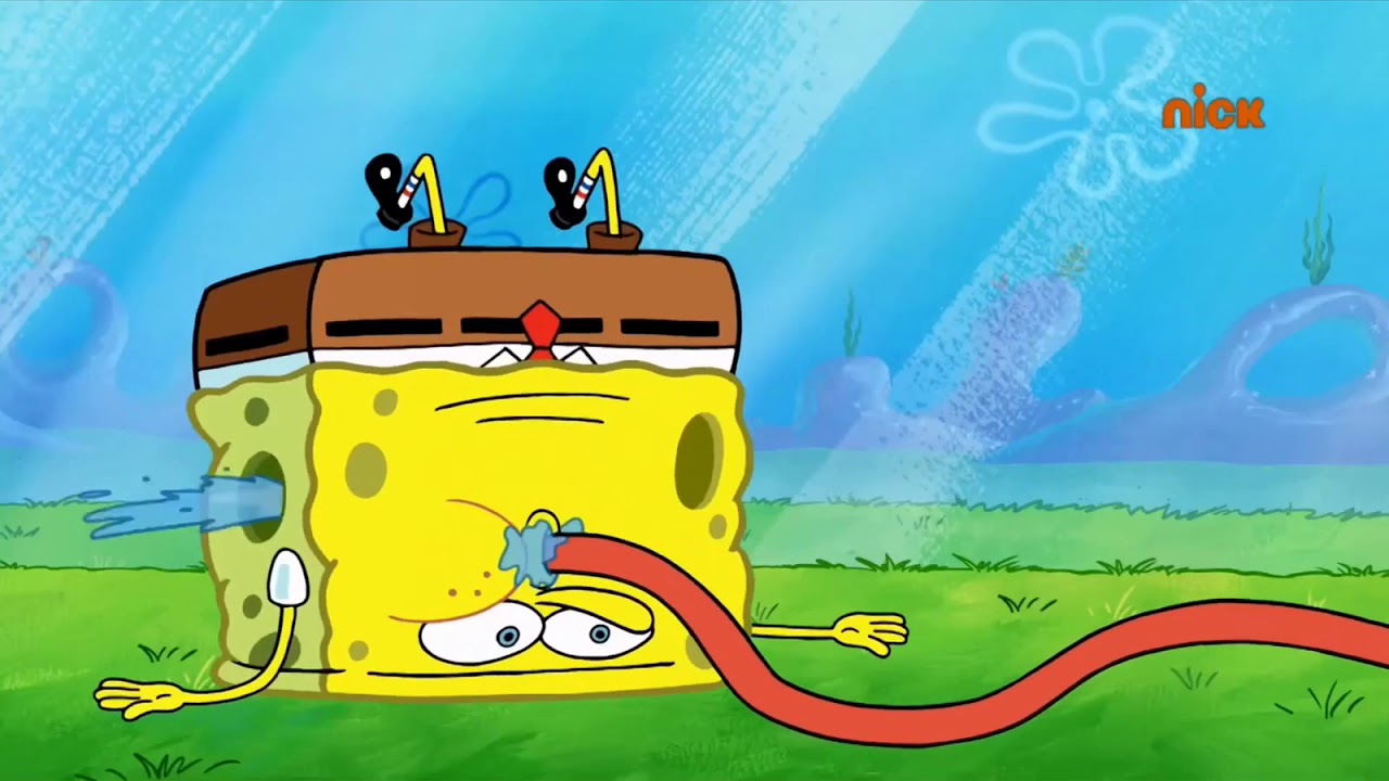 SpongeBob Water Hose Inflation.