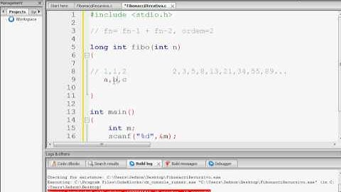 Sequência de Fibonacci (Linguagem C)