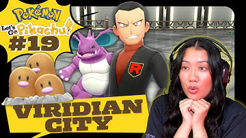 Viridian City Gym Battle with Giovanni | Pokemon Let