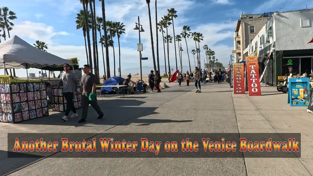 Busy Day on the Venice Boardwalk | No Ai, all natural. 2/7/2026
