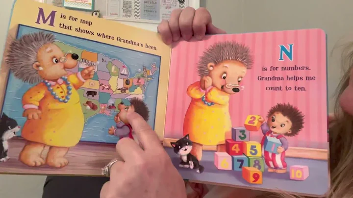 Grandma reads a book to Nora. Grandma loves me