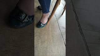 Friends Candid Feet Under The Table - 3