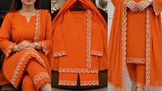  Summer Dress Sleeves Daman &amp; Trouser Design 2026 | Pakistani Sleeves Daman Design 