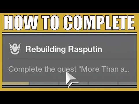 Rebuilding Rasputin Triumph For The Season Of The Seraph Seal Destiny 2