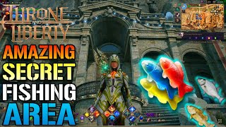 Throne & Liberty: SECRET Fishing Area! How To FISH In Your Guild Base (Guide)