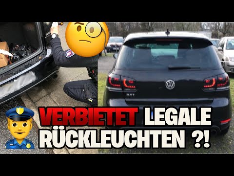 Sind schwarze Rückleuchten am Auto erlaubt?