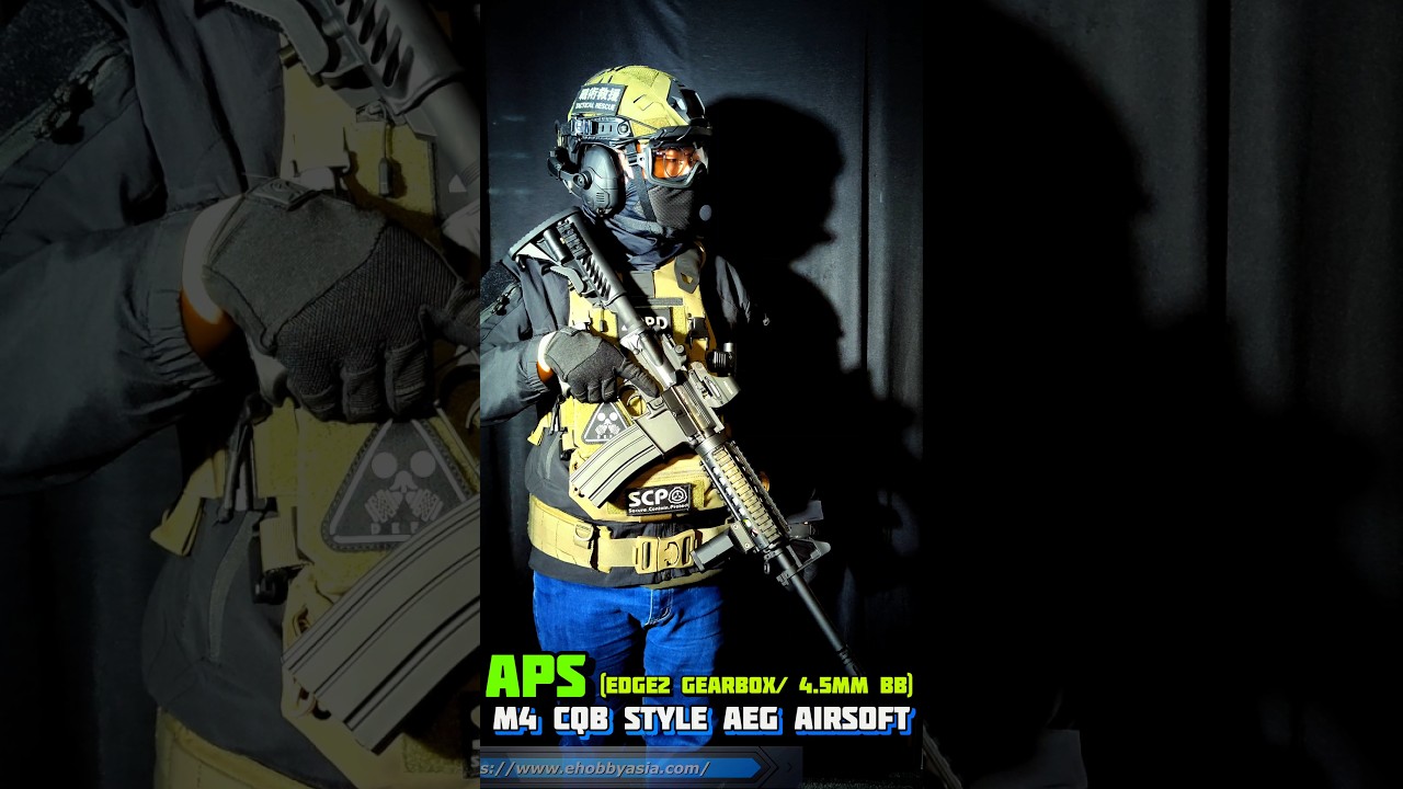 APS M4 CQB Style AEG Airsoft Rifle (Using Edge II Gearbox) (4.5mm BB)