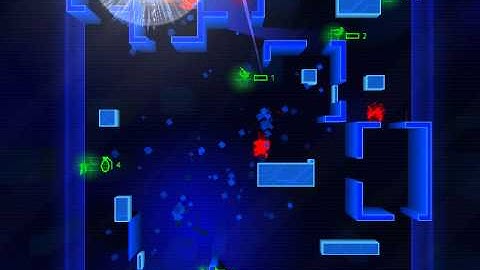 Frozen Synapse: Player 1 (green) vs AI (red) - Extermination