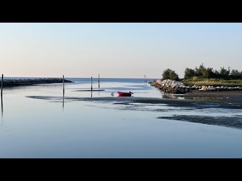 La darsena del Mariclea Club a Eraclea mare. La base di partenza della Gejsha.