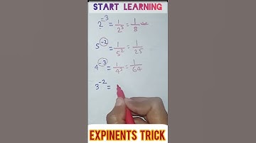 Easy to learn exponents trick👌👍for kids #educational #maths #exponents #kidsvideo #ytshorts #ytviral