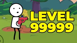 Play One Gun: Stickman but i have 99999Lv Water Gun and Sell it screenshot 3