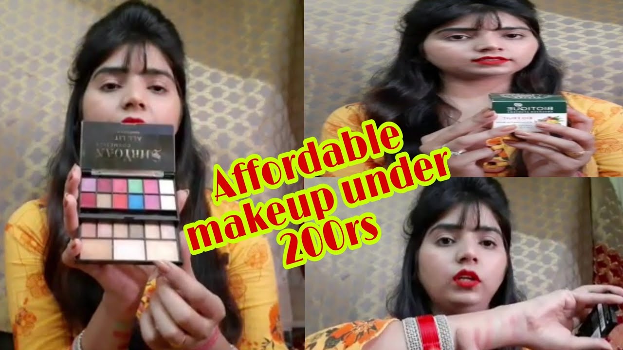 Mini makeup haul 2020 under 200rs.llReet styles with makeup