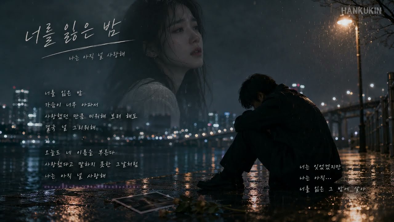 [ 7080 발라드 ]  🎵💖너를 잃은 밤 #kpop  #사랑이별노래 #플레이리스트