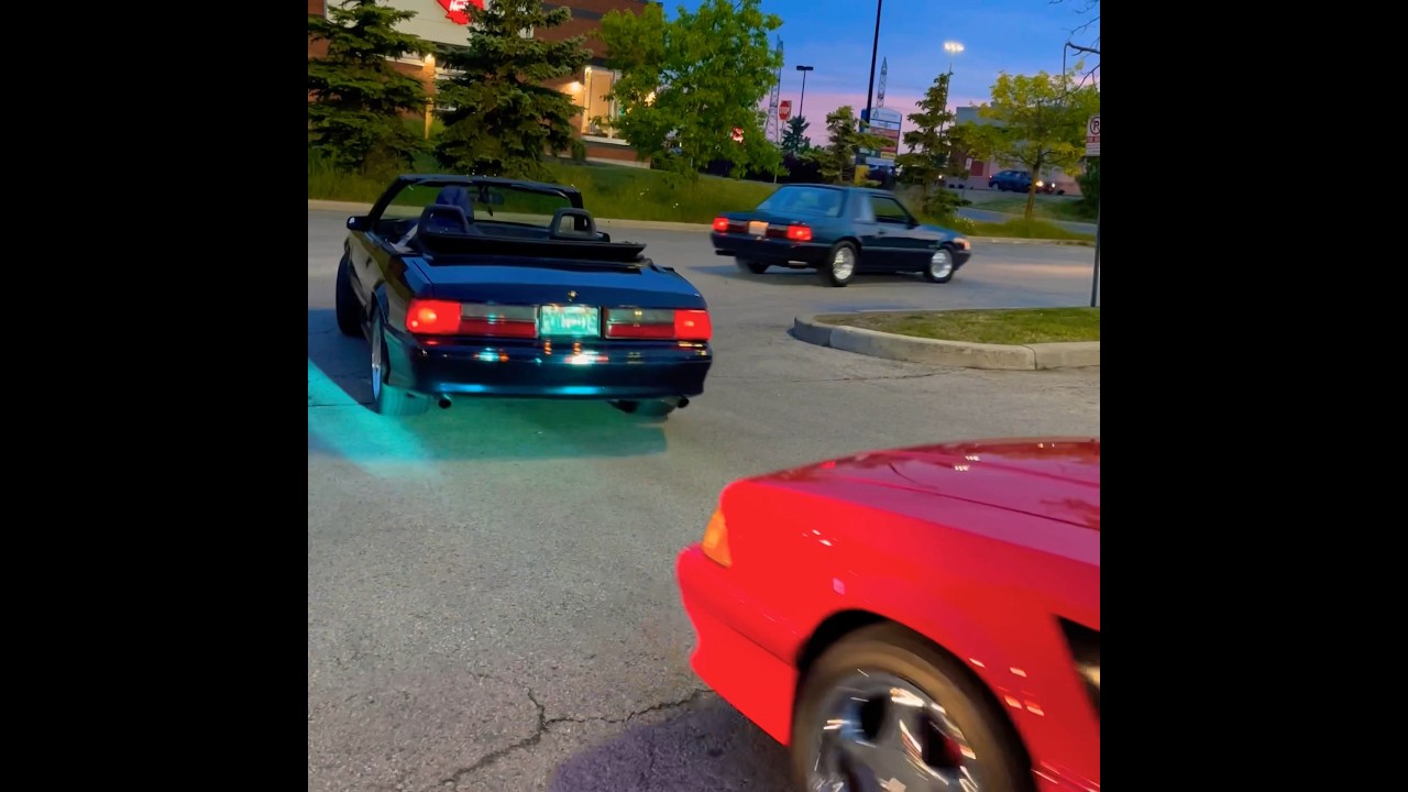 Foxbody Friday Mustang Roll Out 🔥🔥 // Toronto Foxbody Club Meet 🏁