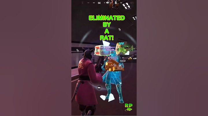 Eliminated by a RAT! #fortnite #fortniteclips #gaming