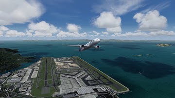 [P3D v4] QualityWings B787-9 | Lan Chile Airlines | Departing Hong Kong 07R