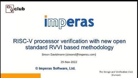 RISC V processor verification with new open standard RVVI based methodology