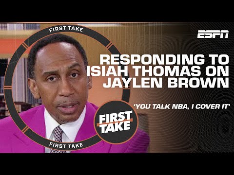 Stephen A. addresses Isiah Thomas' comments & Jaylen Brown's marketability | First Take