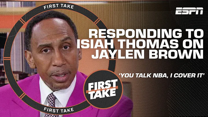 Stephen A. addresses Isiah Thomas' comments & Jaylen Brown's marketability | First Take