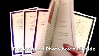 Printable Monogram Program Template