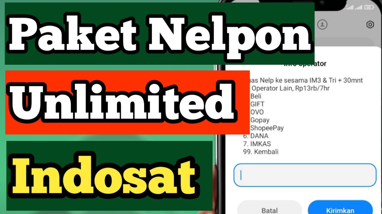 Cara daftar paket nelpon unlimited di kartu Indosat ke semua operator
