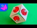 Бесконечная 3D открытка Волшебное Кольцо ❀ Движущиеся оригами своими руками