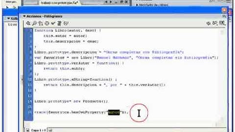 52.- ActionScript: Objetos y clases internos
