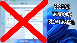 How to COMPLETELY Uninstall Windows 11 Widgets Bar (Tutorial)