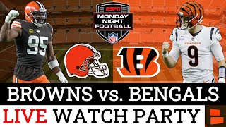 Browns vs. Bengals LIVE Streaming Scoreboard, Free Play-By-Play & Highlights | NFL Week 8 ESPN MNF