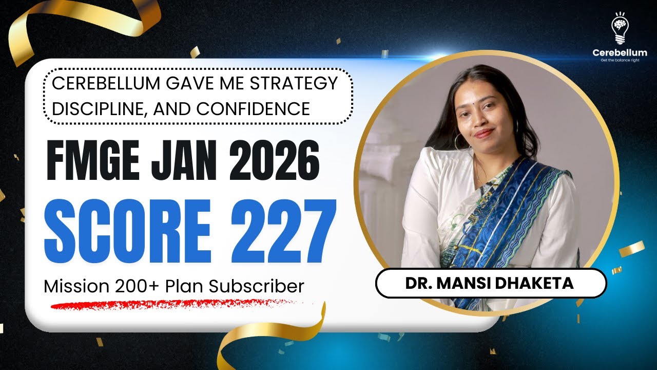 FMGE Top Score Story: 227 Marks with Mission 200 Plus Strategy | Dr. Mansi Dhaketa