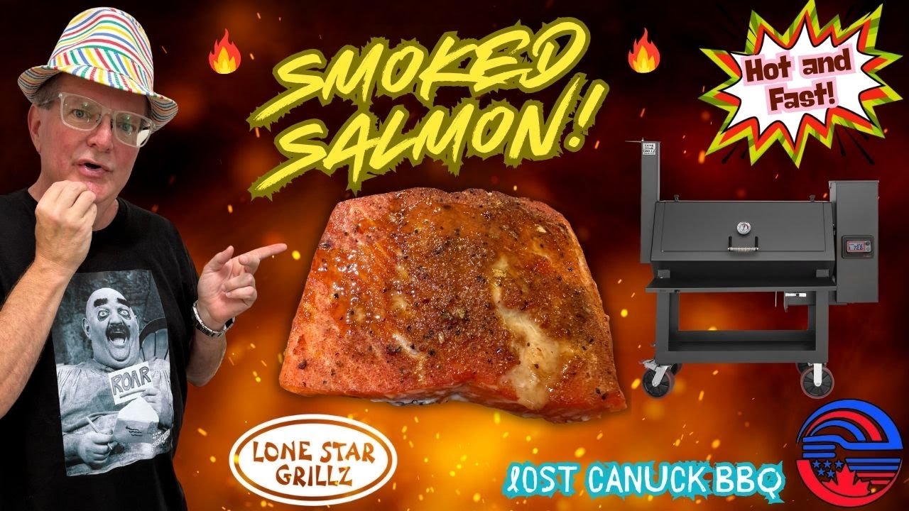 Копченый лосось в 42-дюймовой коптильне LONE STAR 🐟 Быстрый рецепт на будний вечер (замороженное ...