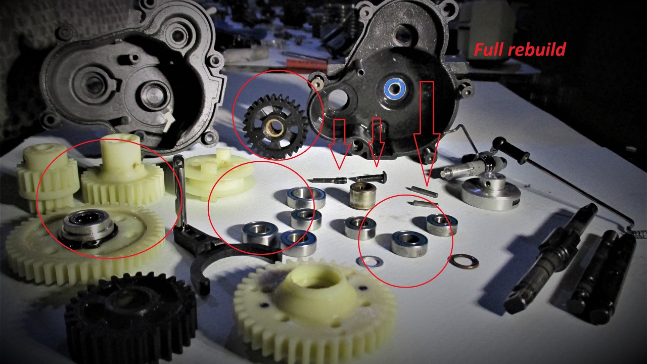 Traxxas revo 3.3 Gearbox full assembly truck track racing car pro rc