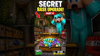 I Upgraded My Secret Base to Protect My OP Loot! 😱 | Minecraft Survival Part 4 #minecraft #gaming