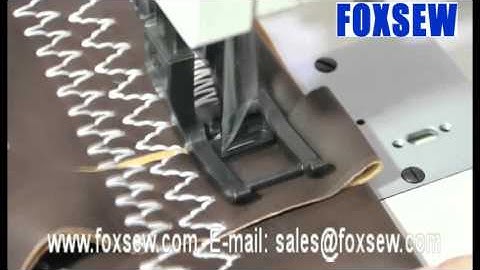 Top and Bottom Feed Multi Points Thick Thread Zigzag Sewing Machine for Decorative Stitching